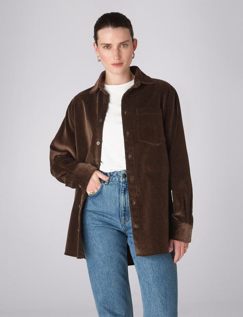 The Oversized: Corduroy, Chocolate