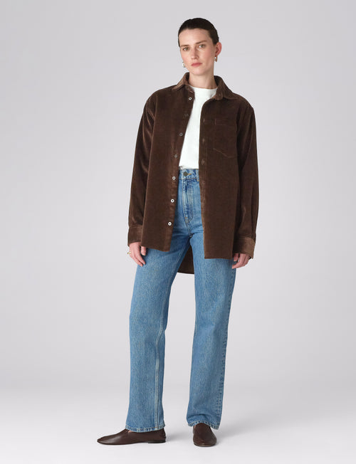 The Oversized: Corduroy, Chocolate