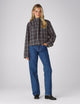 Balmoral Bomber Jacket: Wool, Navy Check