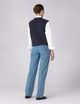 Oban Vest: Yak Wool, Navy