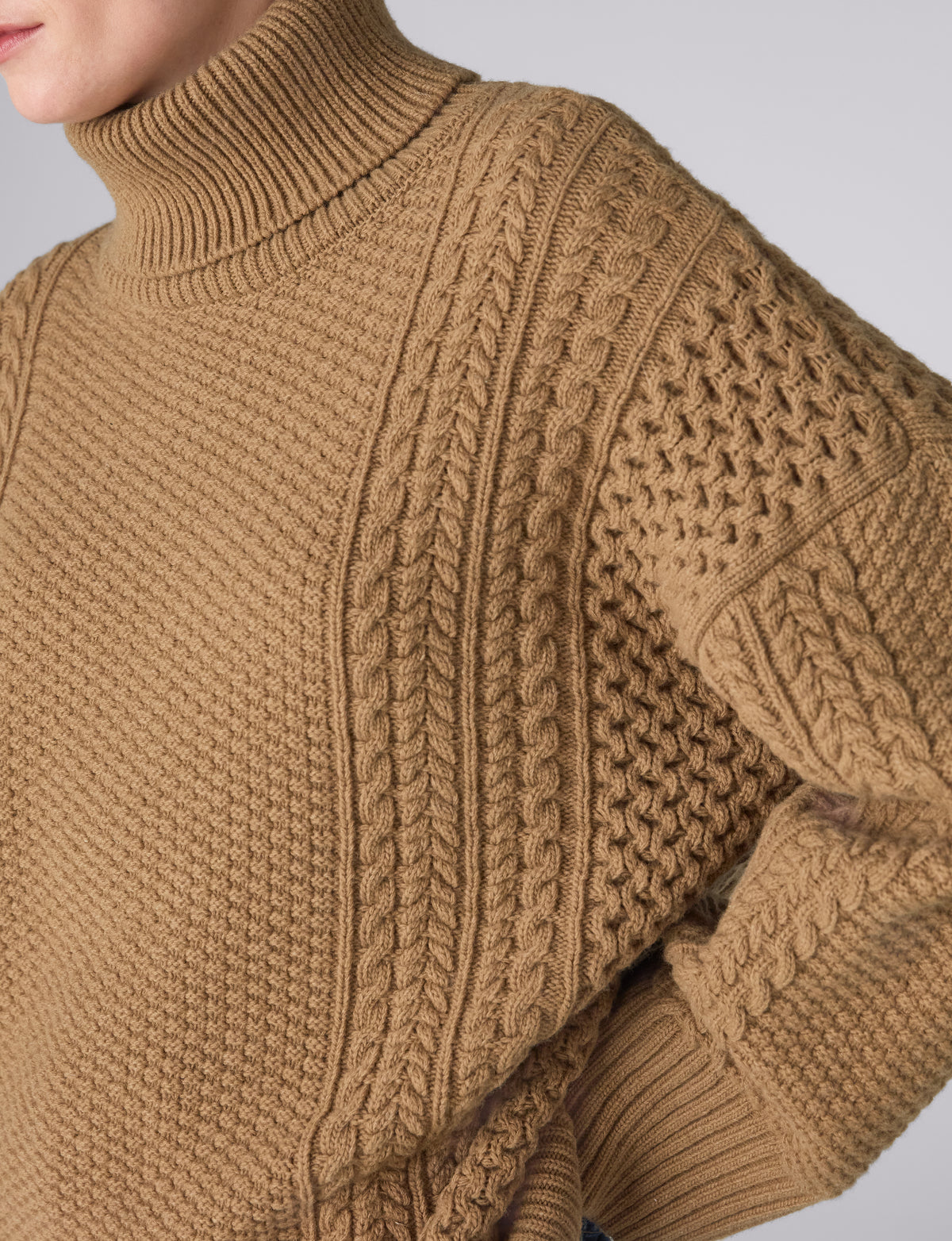 Kelso Jumper: Wool, Caramel