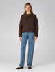 Devon Jumper: Wool, Chocolate