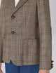 Eventing Jacket: Wool, Light Brown Check