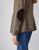 Eventing Jacket: Wool, Light Brown Check