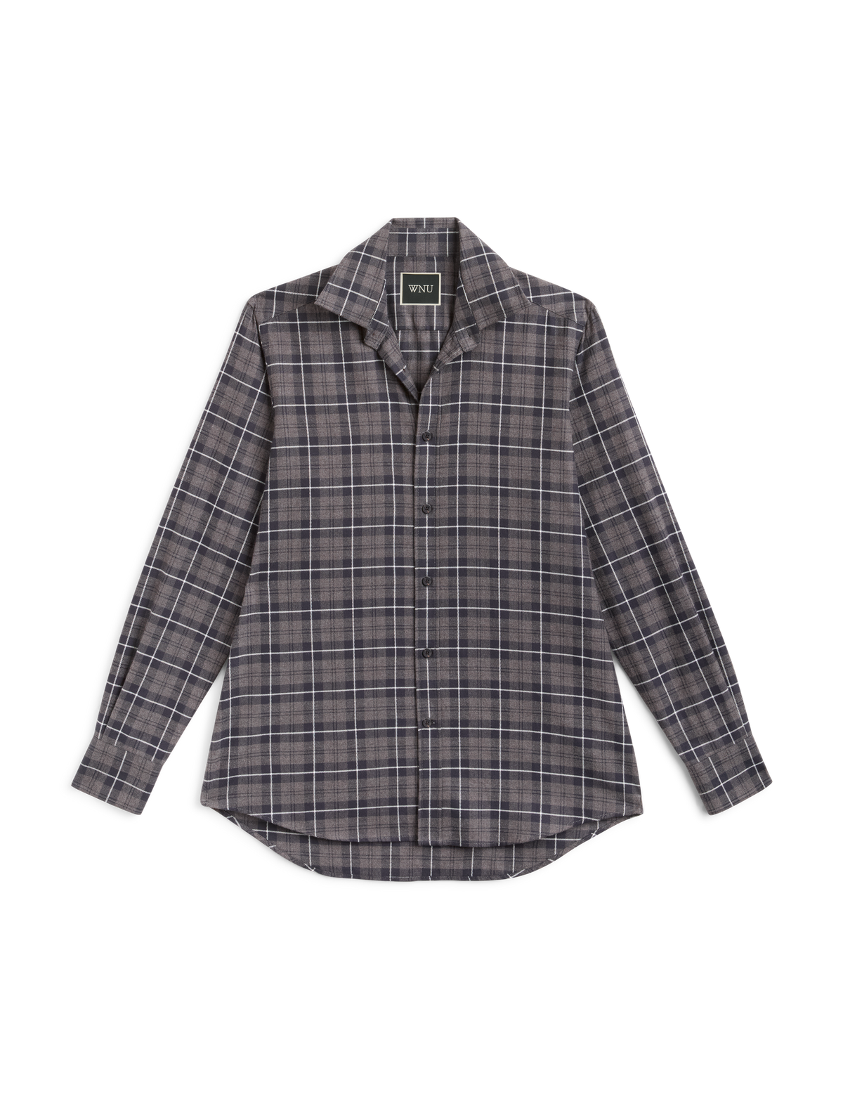 The Boyfriend: Fine Brushed, Grey and Black Check