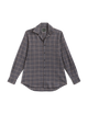 The Boyfriend: Fine Brushed, Grey and Black Check