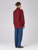 The Boyfriend: Fine Poplin, Burgundy