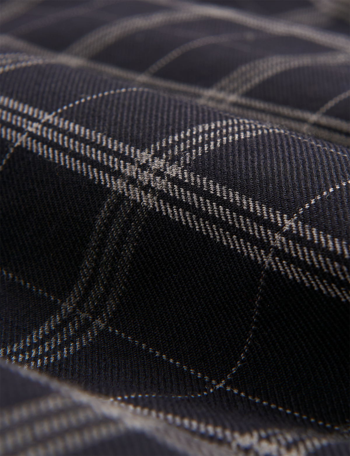 Balmoral Bomber Jacket: Wool, Navy Check