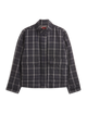 Balmoral Bomber Jacket: Wool, Navy Check
