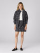 Balmoral Bomber Jacket: Wool, Navy Check