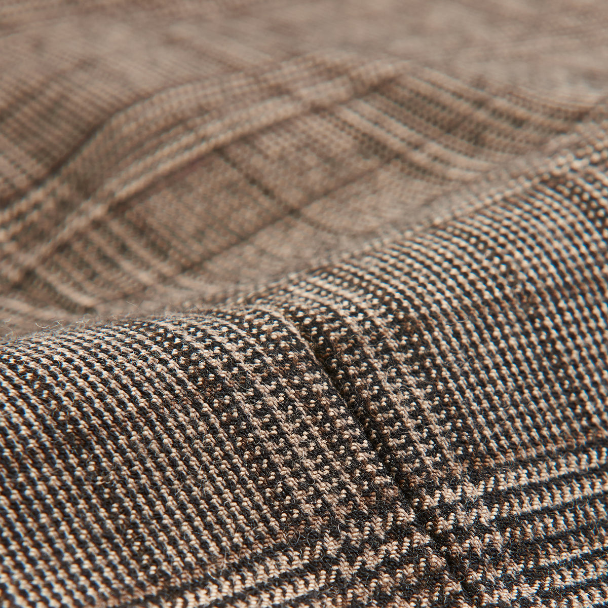 Eventing Jacket: Wool, Light Brown Check