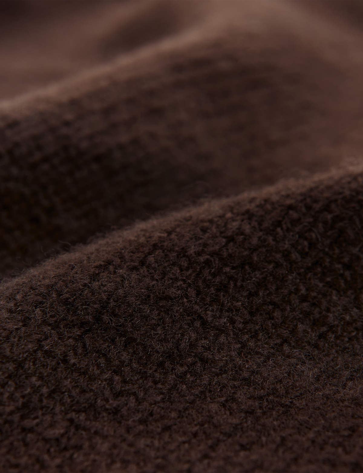Devon Jumper: Wool, Chocolate