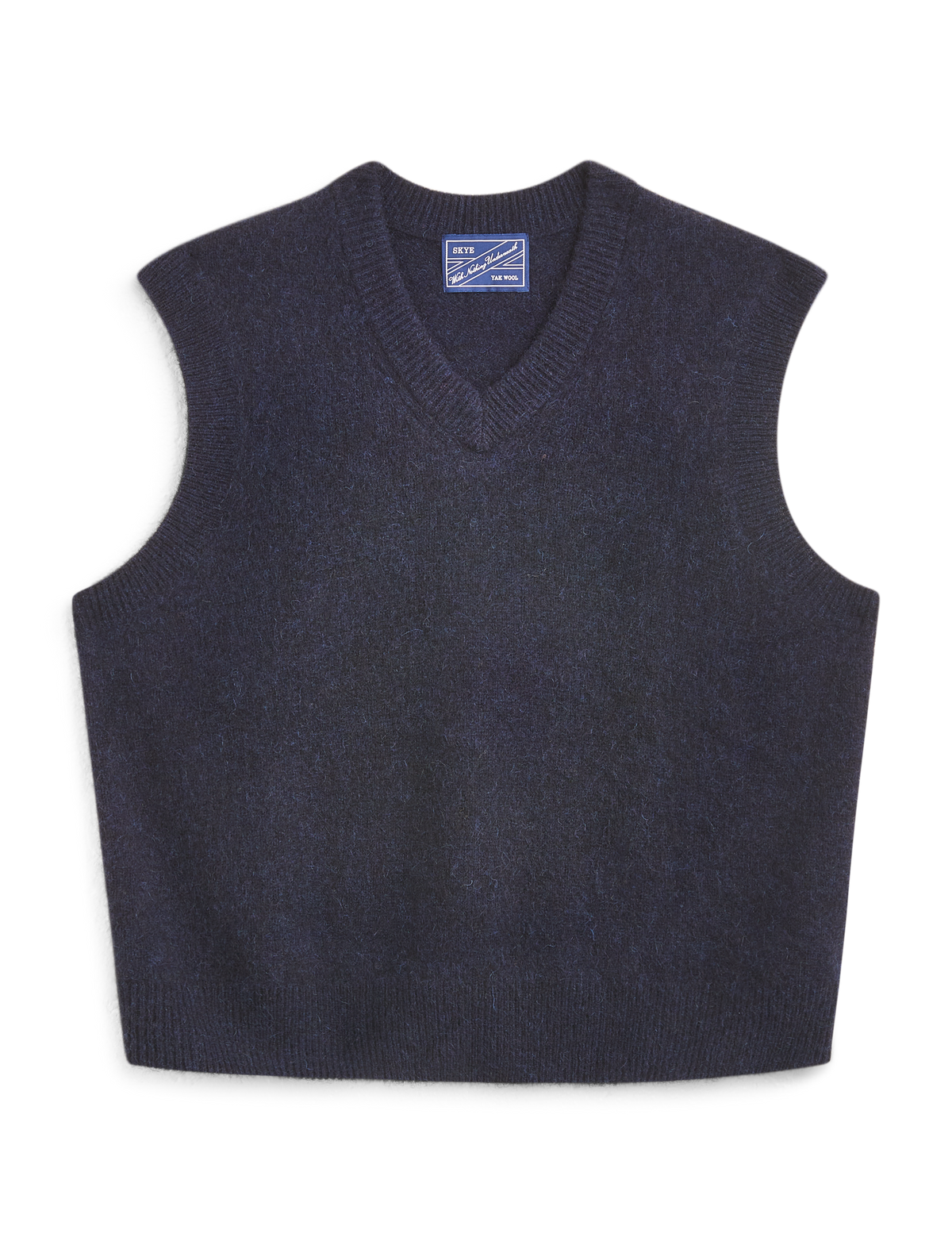 Oban Vest: Yak Wool, Navy