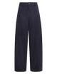Alba Trouser: Cotton Twill, Navy