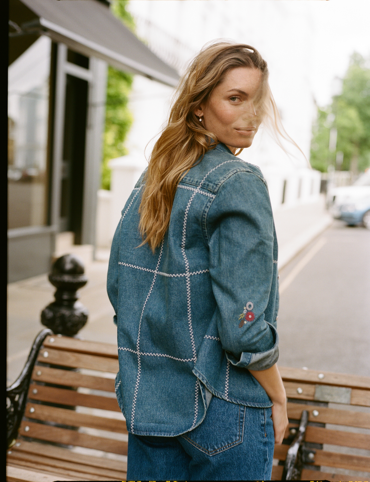 The Classic: Denim, Embroidered