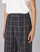 Rampling Trouser: Wool, Navy Check