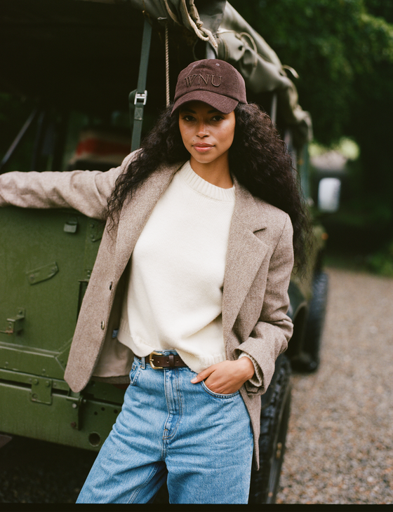 Mini Guernsey Jumper: Wool, Ivory