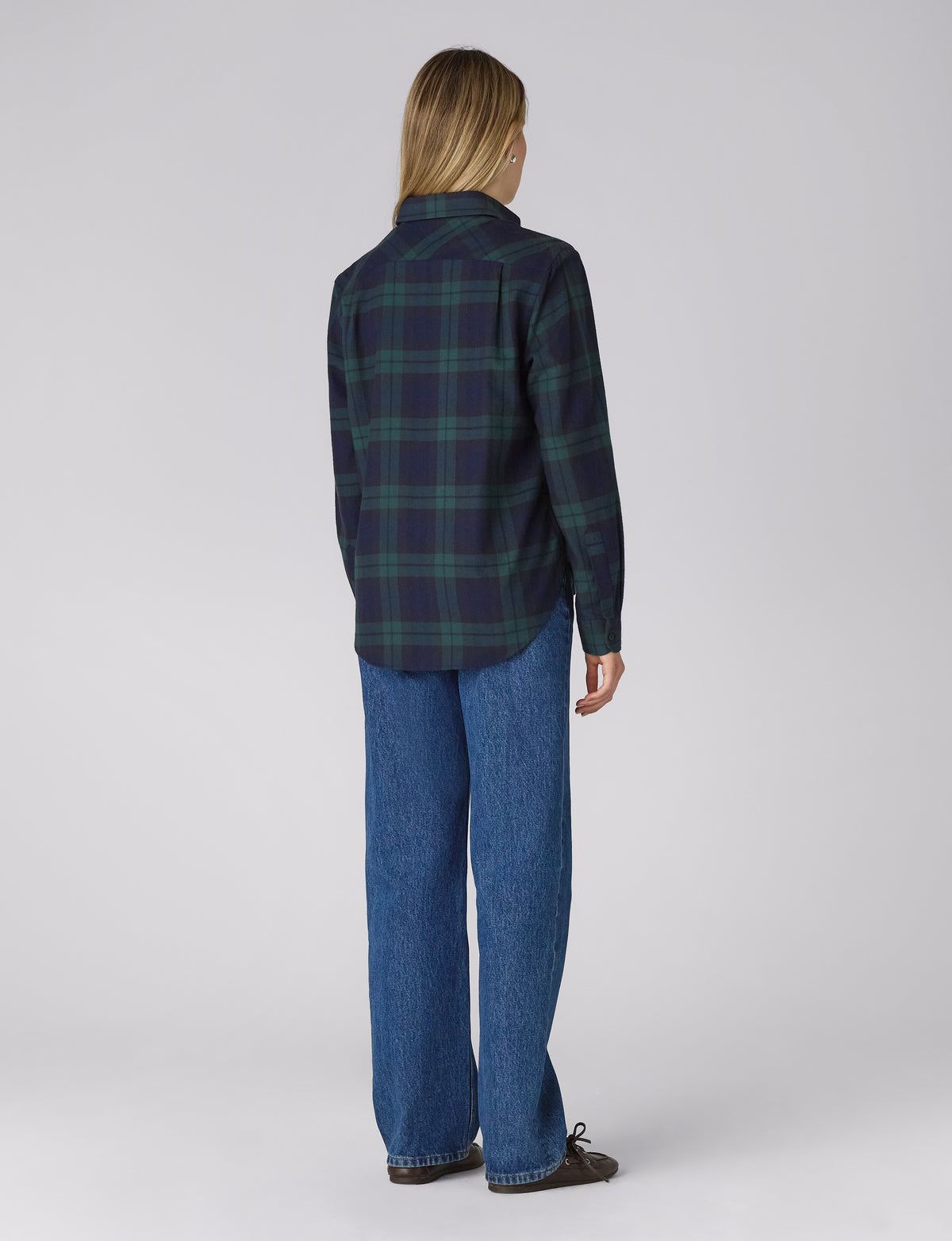 The Classic: Fine Brushed, Heritage Green Plaid