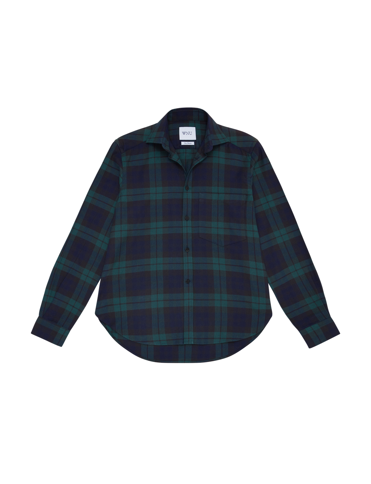 The Classic: Fine Brushed, Heritage Green Plaid
