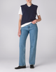 Oban Vest: Yak Wool, Navy