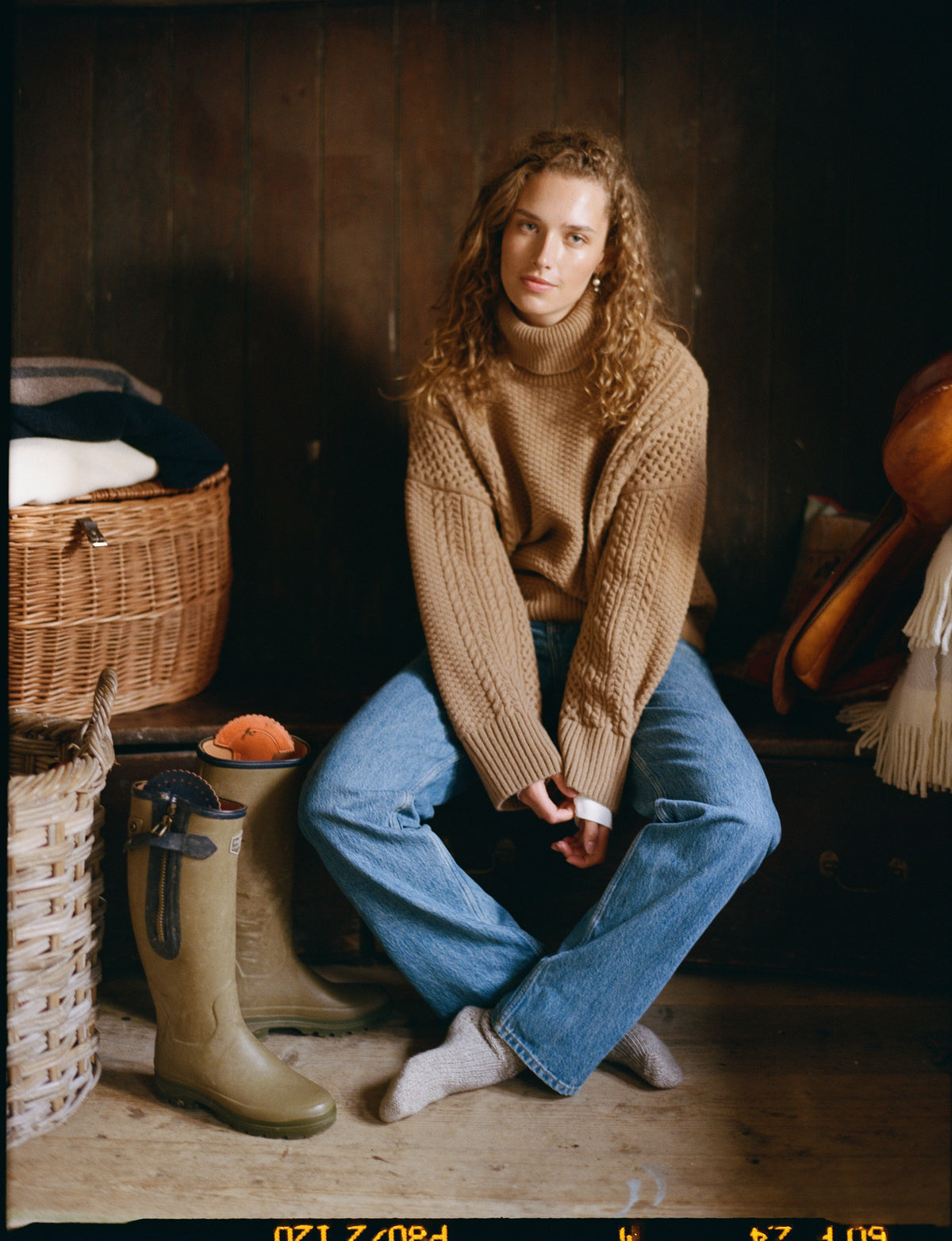 Kelso Jumper: Wool, Caramel