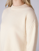 Mini Guernsey Jumper: Wool, Ivory