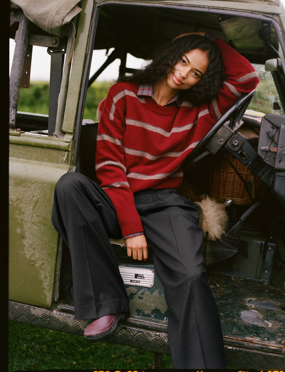Rampling Trouser: Wool, Grey