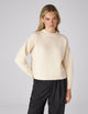 Mini Guernsey Jumper: Wool, Ivory