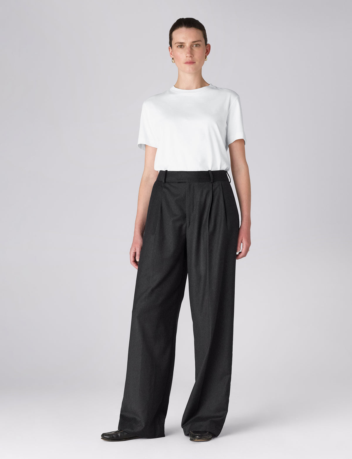 Rampling Trouser: Wool, Grey