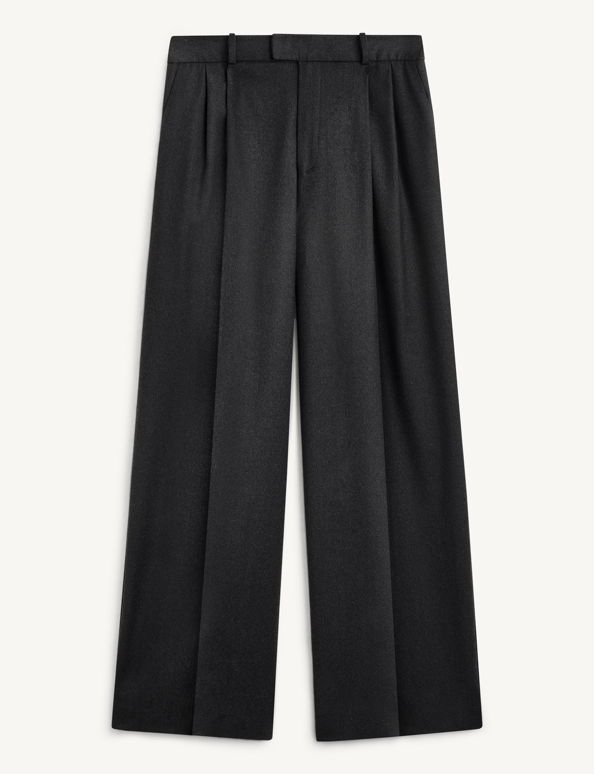 Rampling Trouser: Wool, Dark Grey
