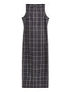 Birley Dress: Wool, Navy Check