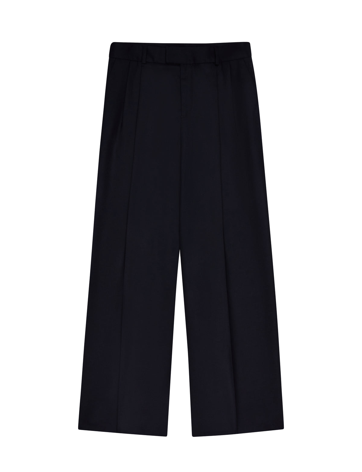 Rampling Trouser: Wool, Navy