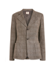 Eventing Jacket: Wool, Light Brown Check
