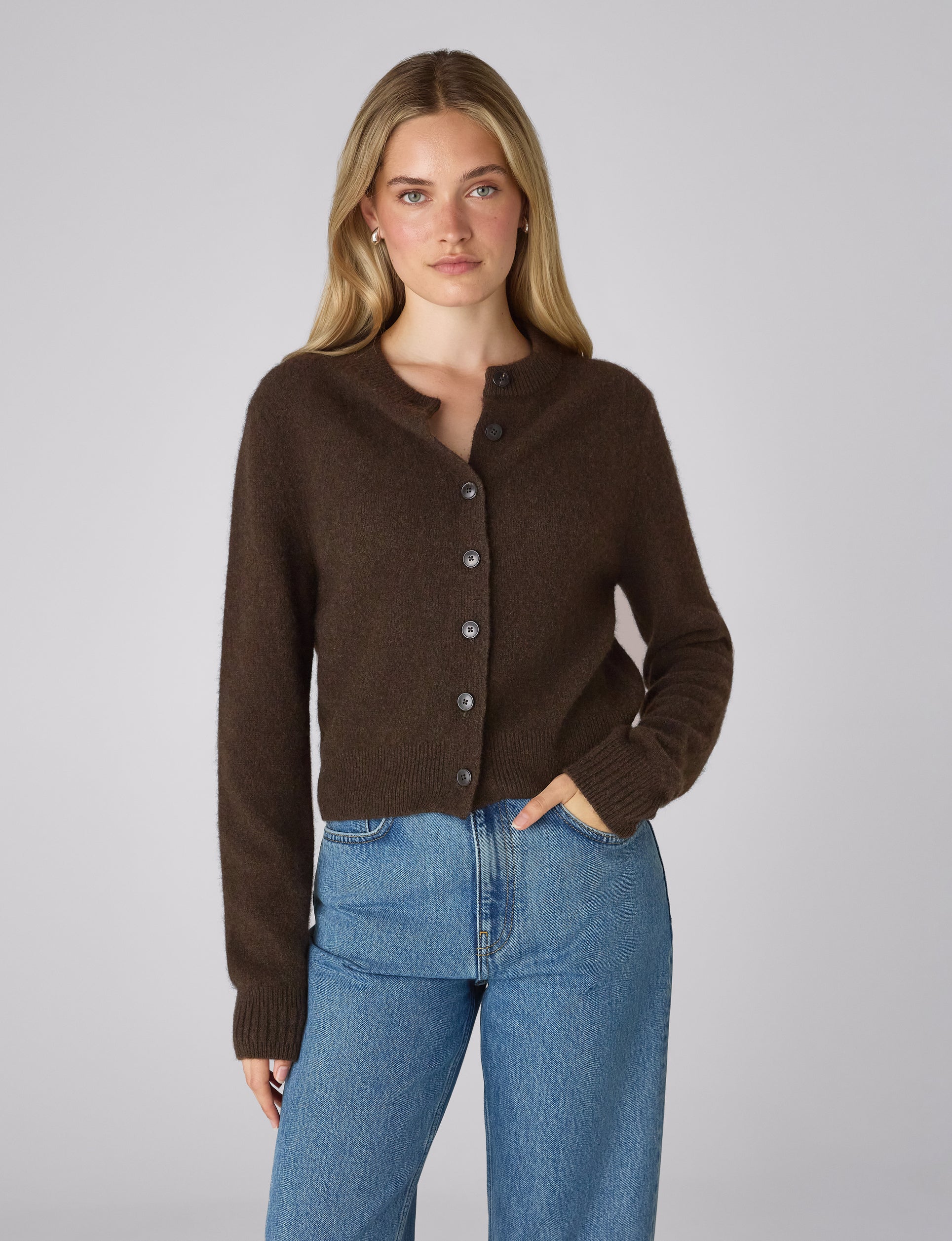 Jura Cardigan: Yak Wool, Navy – With Nothing Underneath