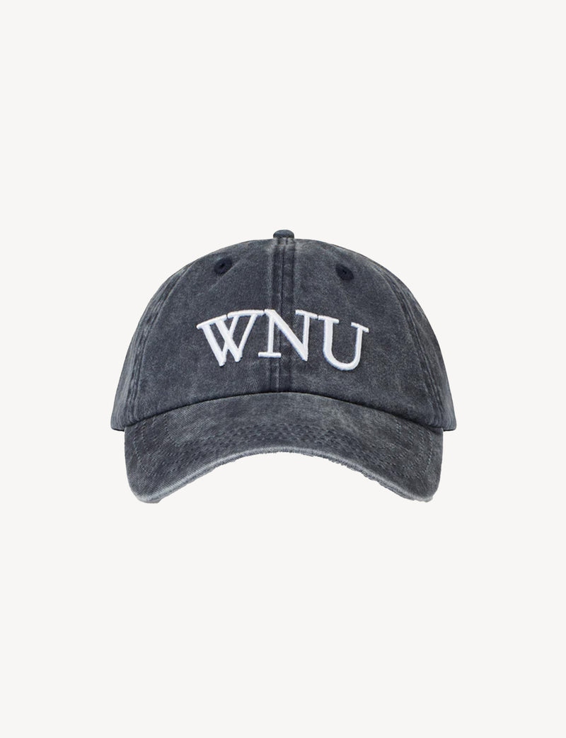 The Cap: Cotton, Washed Navy Blue