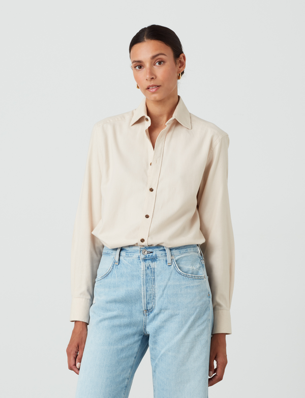 The Boyfriend: Fine Brushed, Oat