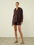 The Weekend: Hemp Shirt & Boxer Set, Chocolate