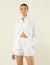 The Weekend: Hemp Shirt & Boxer Set, White