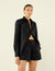 The Boyfriend: Linen Shirt & Boxer Set, Black