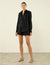 The Boyfriend: Linen Shirt & Boxer Set, Black