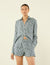 The Classic: Linen Shirt & Boxer Set, Green Gingham