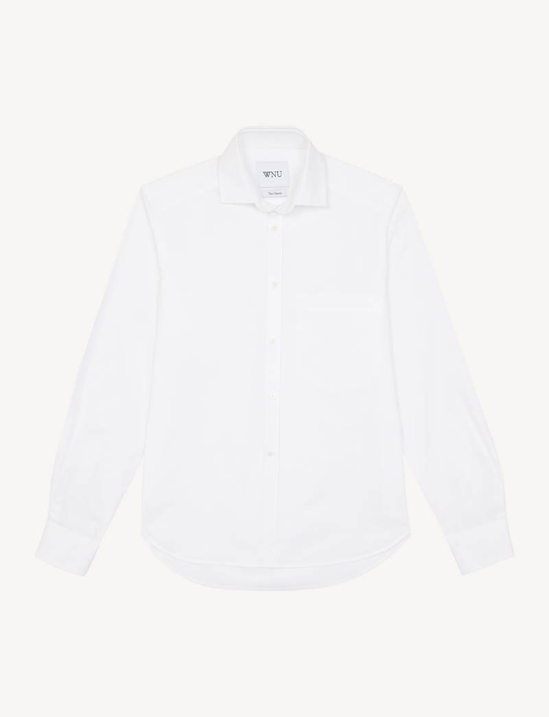 The Classic: Poplin, White