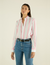 The Boyfriend: Weave, Grapefruit Pink Stripe