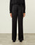 Rampling Trouser: TENCEL™ Lyocell Satin, Black