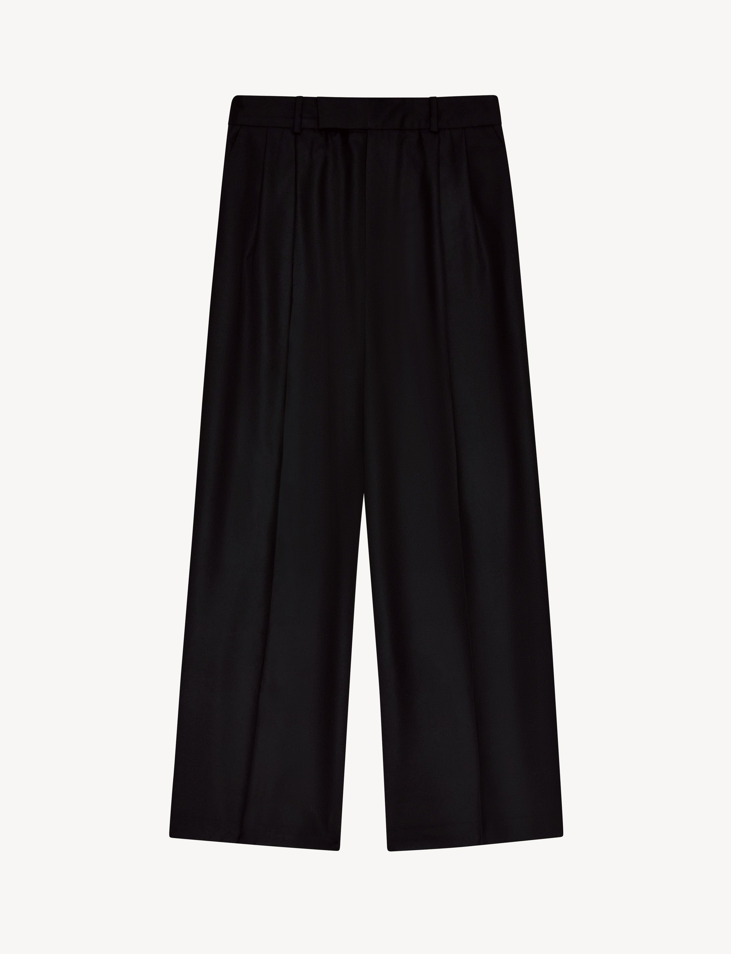 Rampling Wool Wide-Leg Trousers