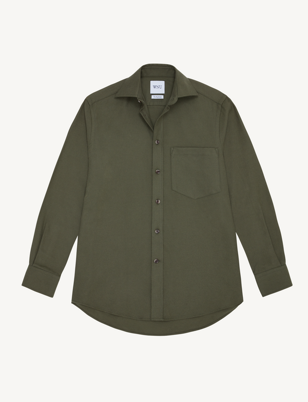 The Boyfriend: Brushed, Olive Green