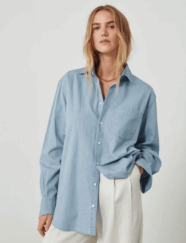 The Chessie: Chambray, Light Blue