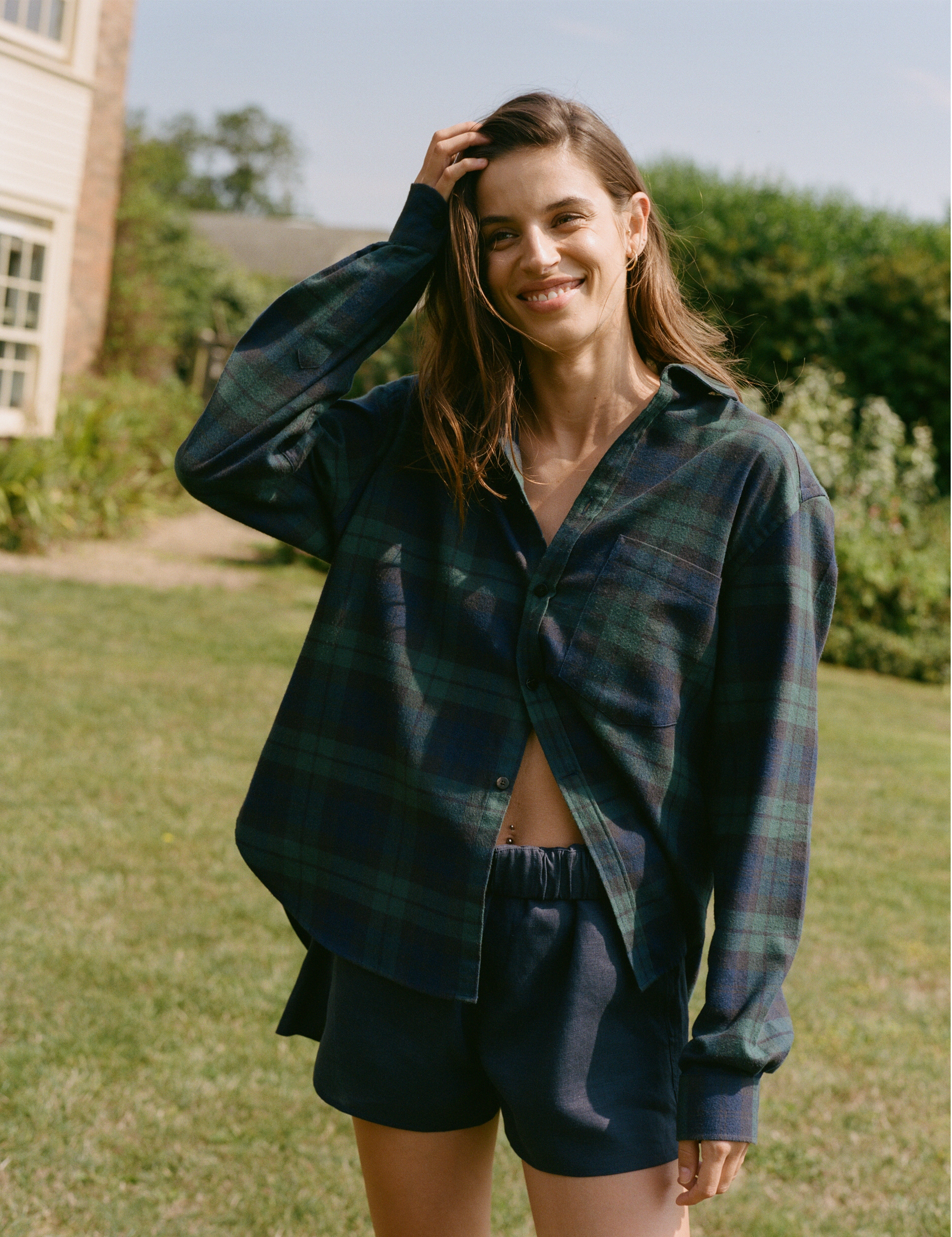 新品】WIND AND SEA Ombre Plaid Nel Shirt(WIND AND SEA Ombre 新品】WIND AND SEA Ombre Plaid Nel Shirt(WIND AND SEA Ombre
