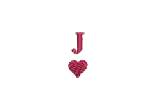 Heart + initial
