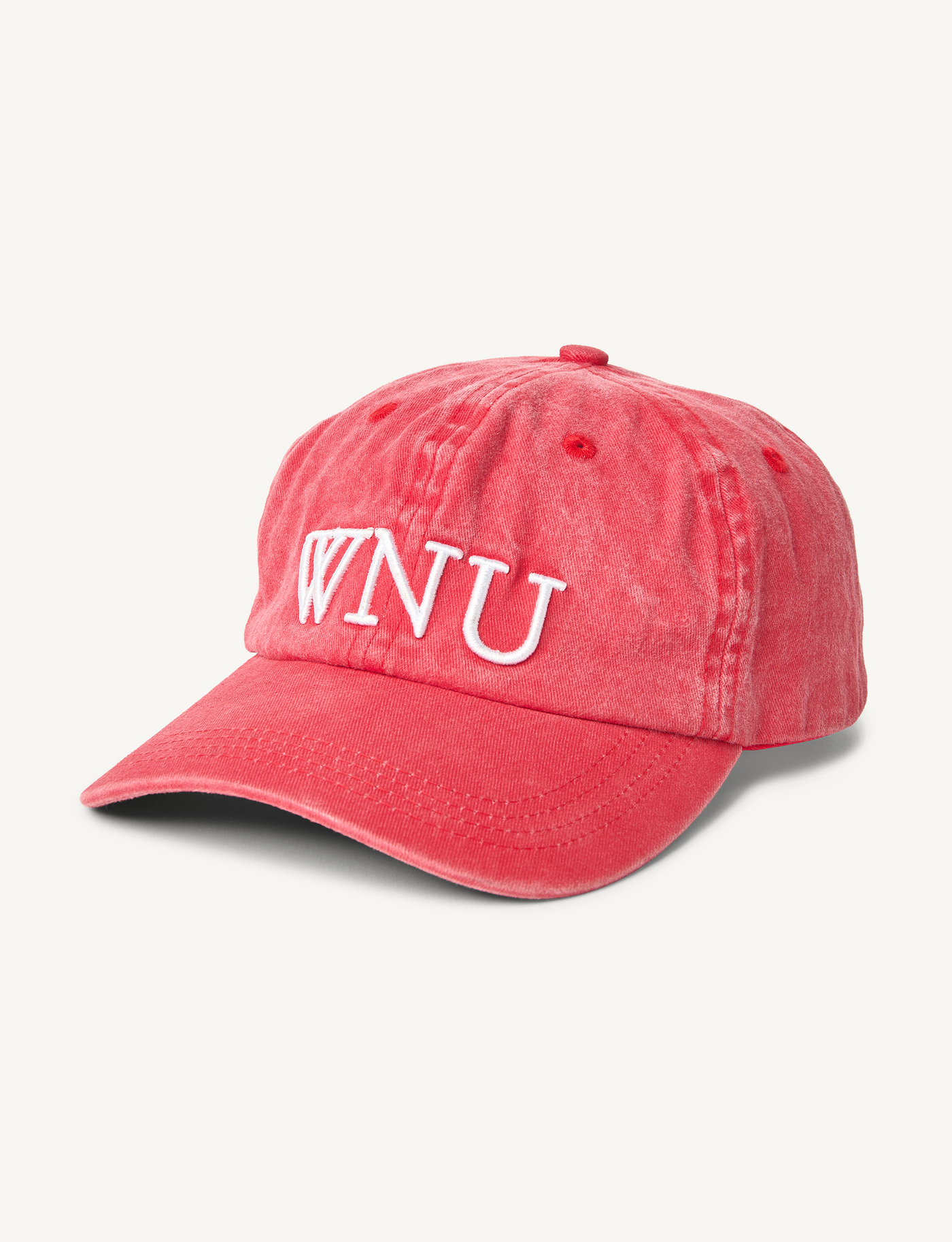The Cap: Cotton, Washed Red